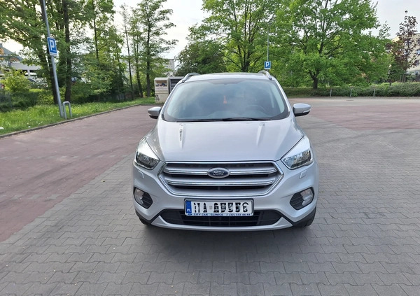 Ford Kuga cena 76900 przebieg: 56400, rok produkcji 2018 z Warszawa małe 79